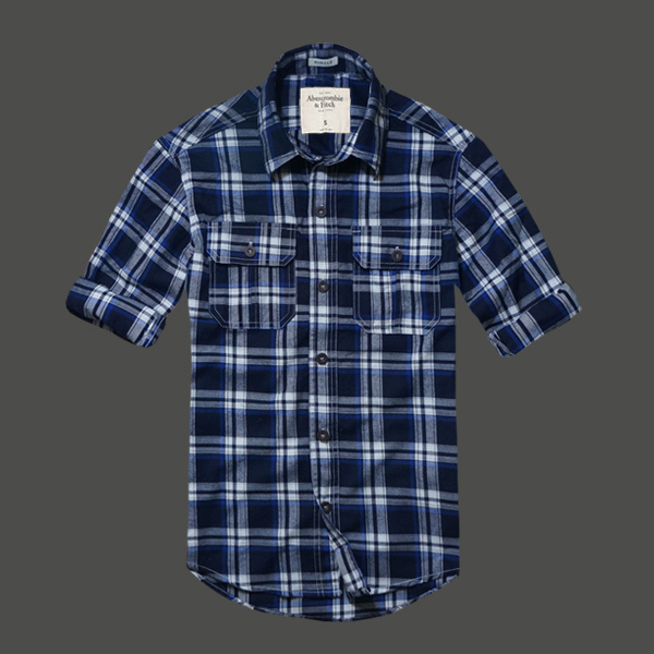Abercrombie Fitch Hombres Plaid Camisa AF6985